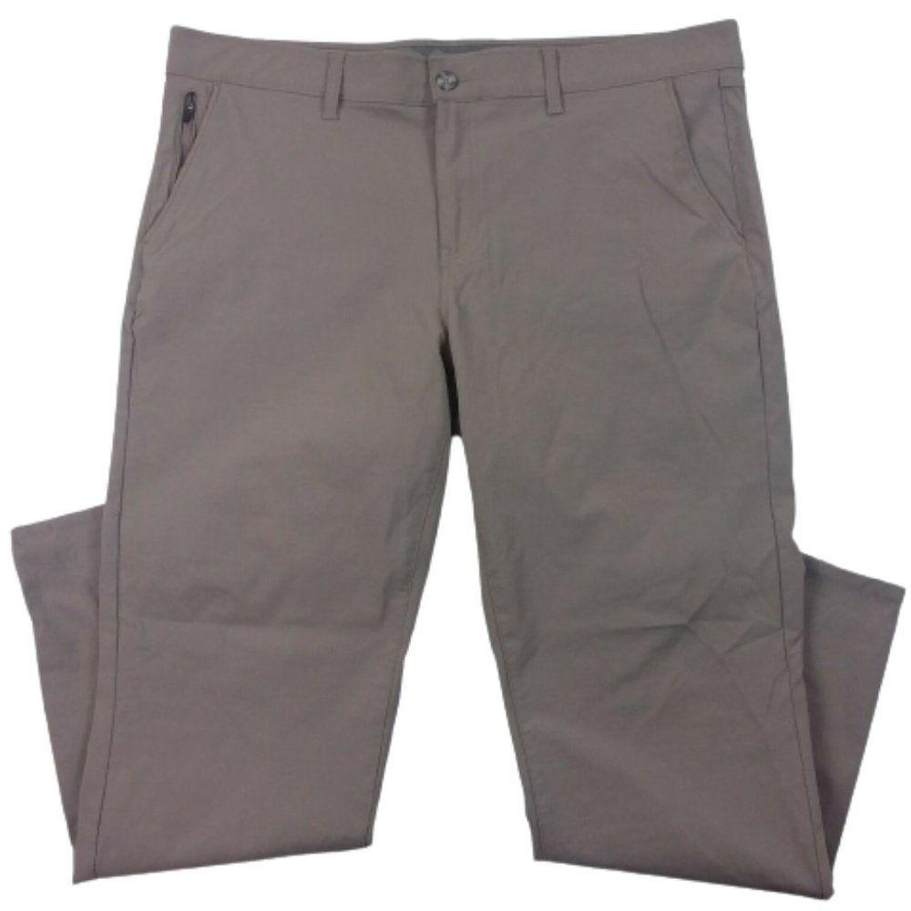 Weatherproof Vintage Outdoor Pants Reg Fit Straight Leg Stretch Tan Nylon